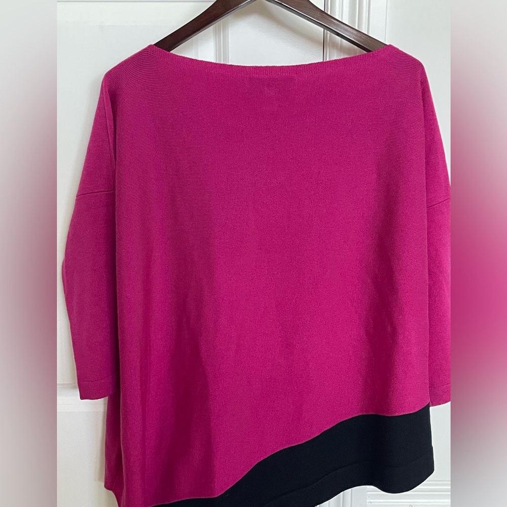 NWT St John 100% Wool 3/4 Sleeve Size P/S